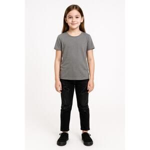 The Children's Place Girls' Ripped Black Jeggings - Size 8 Distressed Jeans
